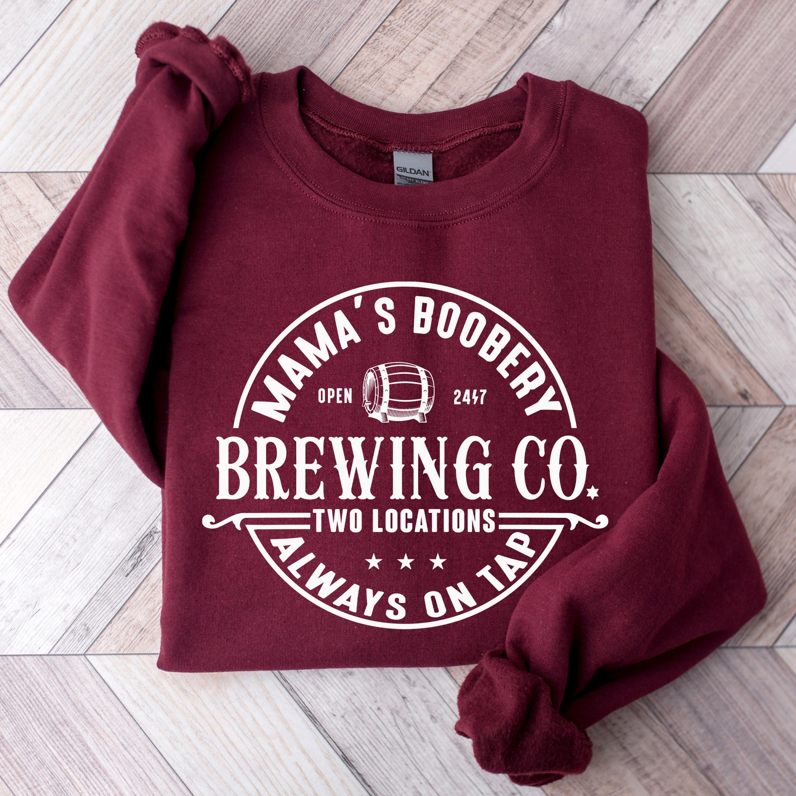 Breastfeeding Sweatshirt Mamas Boobery Crewneck Sweatshirt Etsy