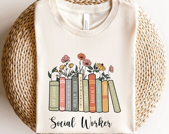 Social Worker Shirt School Counselor Shirt Inspirational Women Gift Teacher T Shirts Book Lover Tees Kindness Matters 2068 F