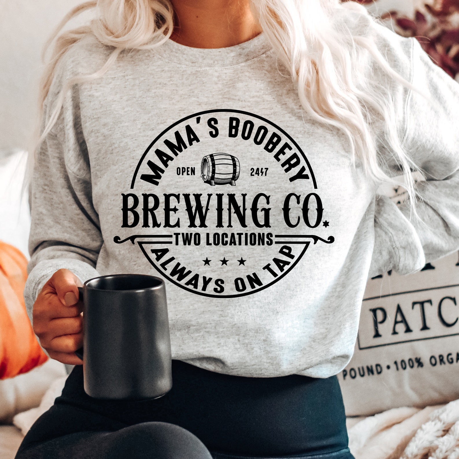 Breastfeeding Sweatshirt Mamas Boobery Crewneck Sweatshirt Etsy