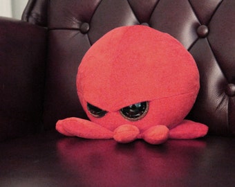 angry octopus plush