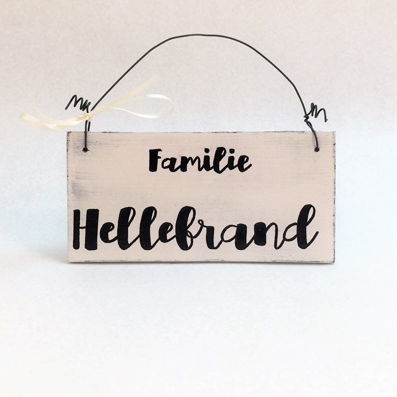 Fabelhafte Namensschild Haustã¼r Vintage Bild