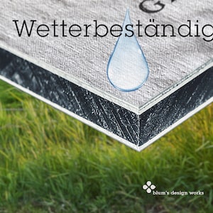 Honig Verkaufsschild wetterfest Honigschild DIN A 4 UV und wasserbeständig Schild für Imker Bild 2