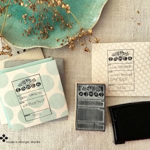 Seed stamp | Seed packet stamp for gardeners | UNPERSONALIZED