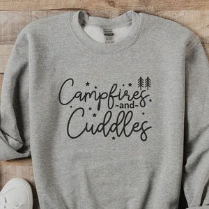 Happy Camper Sweatshirt, Camping Shirt, Happy Camping, Camping Crew, Camp Life, Camping Mode, Nature Lovers Gift, Campfires and Cuddles