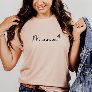 Custom Mama Shirt Personalized Mama Shirt Mothers Day Gift New Mom Gift Personalized Gift for Mom Mama Tees Mama Squared Personalized Gift