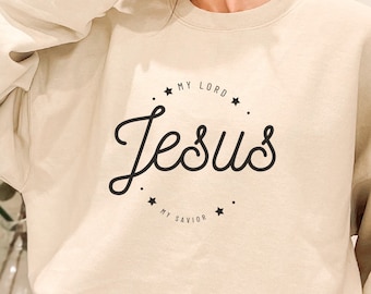 Christian Sweatshirt Christian Pullover Jesus Sweatshirt Gift for Christian Gift Bible Verse Sweatshirt Jesus Sweatshirt Jesus Apparel