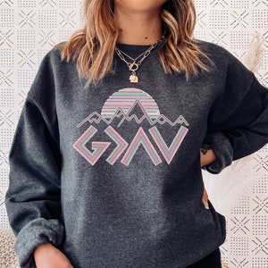 God Is Greater Than the Highs and Lows Sweatshirt Christian Sweatshirt God is Greater Sweater God is Greater than the Ups and Downs Pullover
