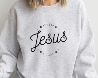 Christian Sweatshirt Christian Pullover Jesus Sweatshirt Gift for Christian Gift Bible Verse Sweatshirt Jesus Sweatshirt Jesus Apparel