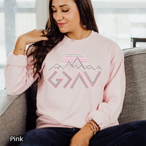 God Is Greater Than the Highs and Lows Sweatshirt Christian Hoodie God is Greater Peaks and Valleys God is Greater than the Ups and Downs