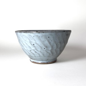 Celadon texturierte Keramikschüssel - Handgemachte Keramikschüssel - Handgemachte Eiscremeschüssel - Keramik Müslischüssel - Handgemachte Keramikschüssel