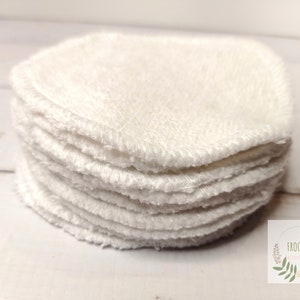 Cotton Reusable Facial Rounds: White Makeup Remover Pads