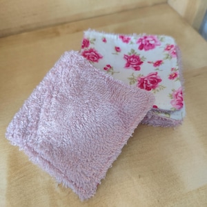 Reusable Makeup Remover Pads, Cotton Bamboo Toweling Facial Rounds, Eco Friendly Facial Pads with Matching Storage Basket or Bag