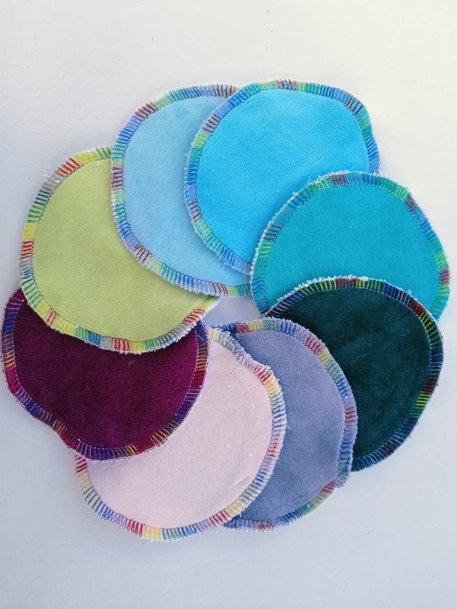 Velvet Terry Cotton Makeup Remover Pads: Reusable Facial Rounds