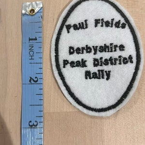 Memory bear foot Patch, memory teddy patch, personalised embroidered memory message patch, sew on patch, embroidered patch