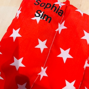 Weighted lap pad 2,3 & 4lbs personalised with name Lap Pad, weighted blanket, sensory blanket image 8