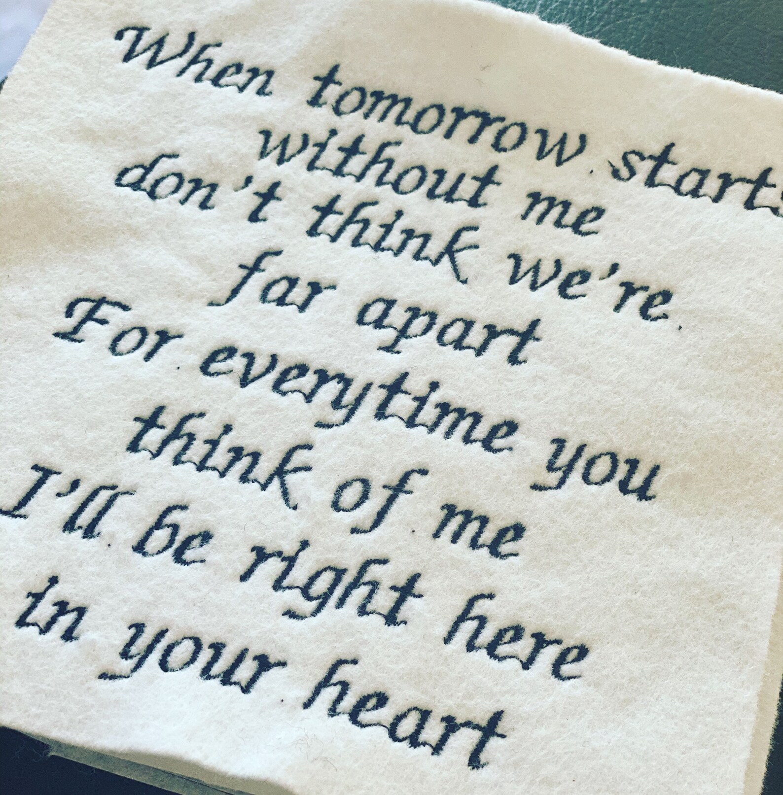 Memory Patch Memory Pillow Patch Personalised Embroidered Etsy