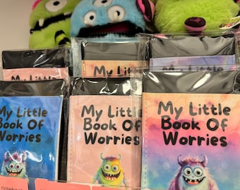 my little book of worries, worry monster notebook a6