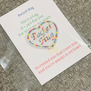 Kleine Taschenumarmung, Lehrergeschenk, Lehrergeschenk, Geschenk sende ein Umarmungsgeschenk, Andenkengeschenk, denke an dich Geschenk, virtuelle Umarmung, Lockdowngeschenk