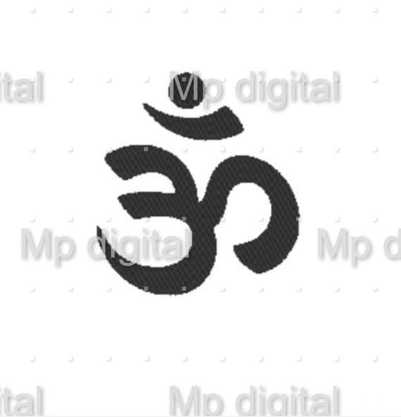 Om Symbol Svg, Hinduism Symbol Svg, Yoga Symbol Svg, Religion Svg, Cut File  PNG DXF. 