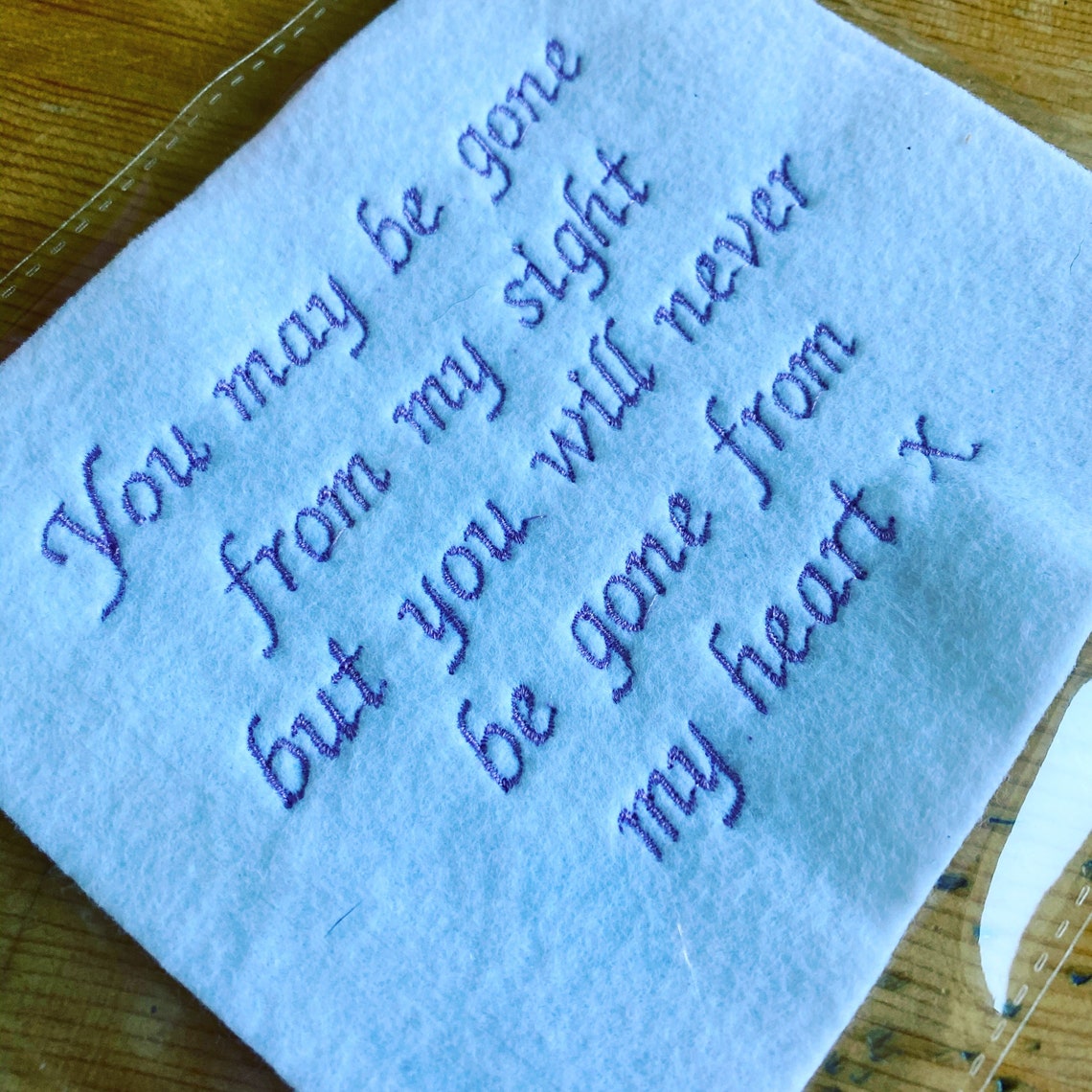 Memory Patch Memory Pillow Patch Personalised Embroidered Etsy