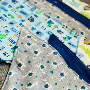 Handmade Dribble Bib Bandana: Special Needs, Child-Adult, 3-Layer