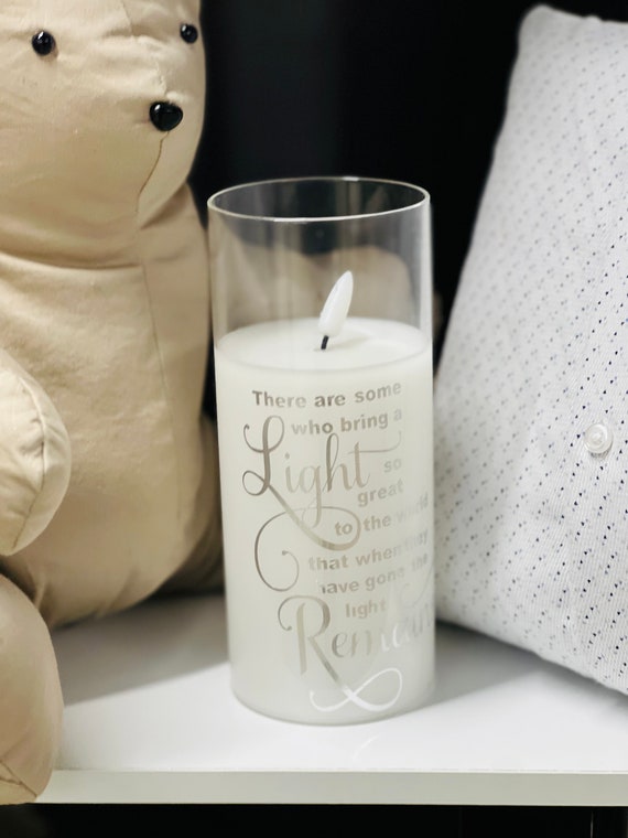 Led memorial candles deals