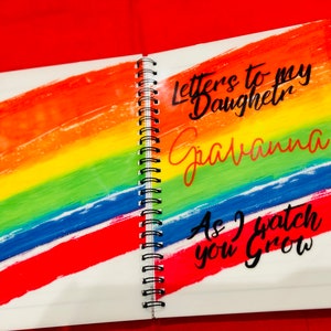 Cartas a mi hija/hijo, libreta a5 personalizada, impresa
