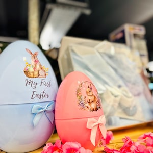 personalisierte Ostereier mit oder ohne Hase, befüllbare Ostereier
