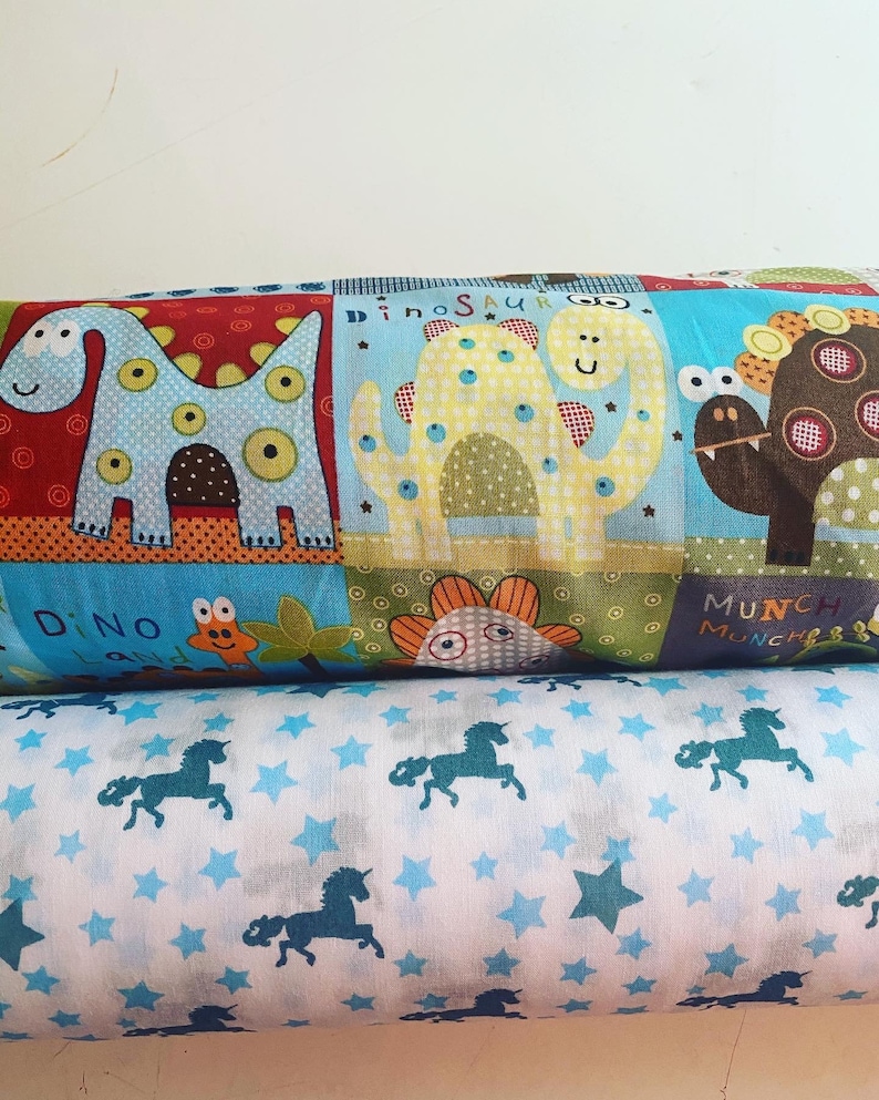 Childrens personalised Weighted Blanket, childs personalised weighted blanket 102x145cm, weighted blankets lots of fabric options image 5