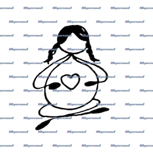 Kobieta w ciąży Plik svg Dxf pdf PngMacierzyństwo Cricut Ciąża MumDownload Mama do bycia winylowym plikiem do cięcia Mum do bycia Line Art cyfrowy plik do pobrania