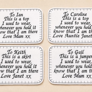 Parche bordado personalizado conmemorativo / Texto personalizado / Para coser