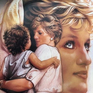 Princess Diana Plate Queen of Compassion image 2