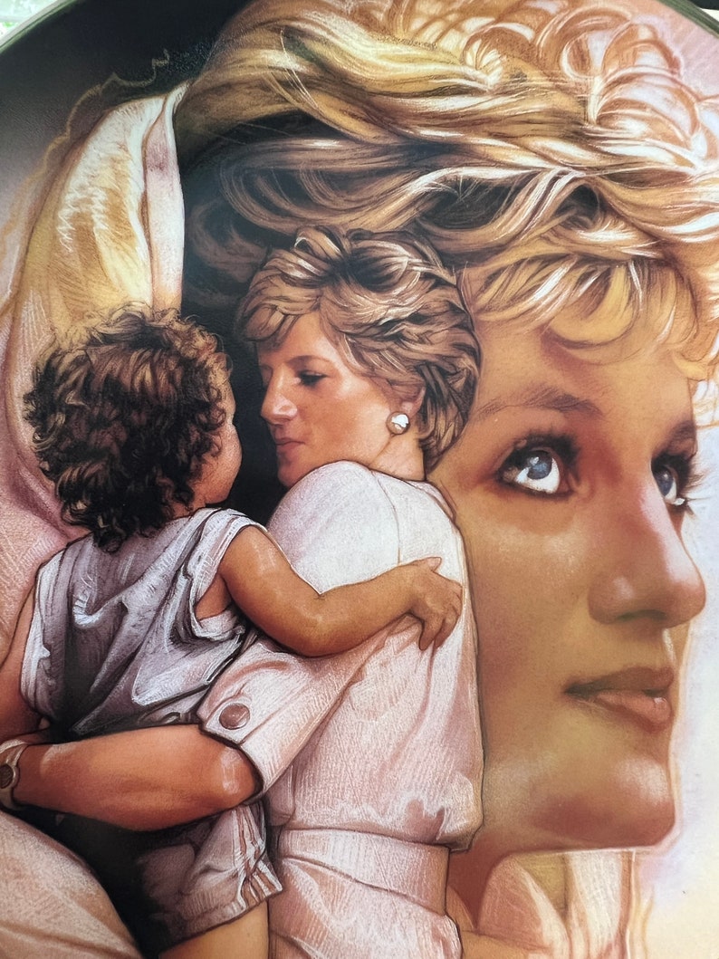 Princess Diana Plate Queen of Compassion image 2