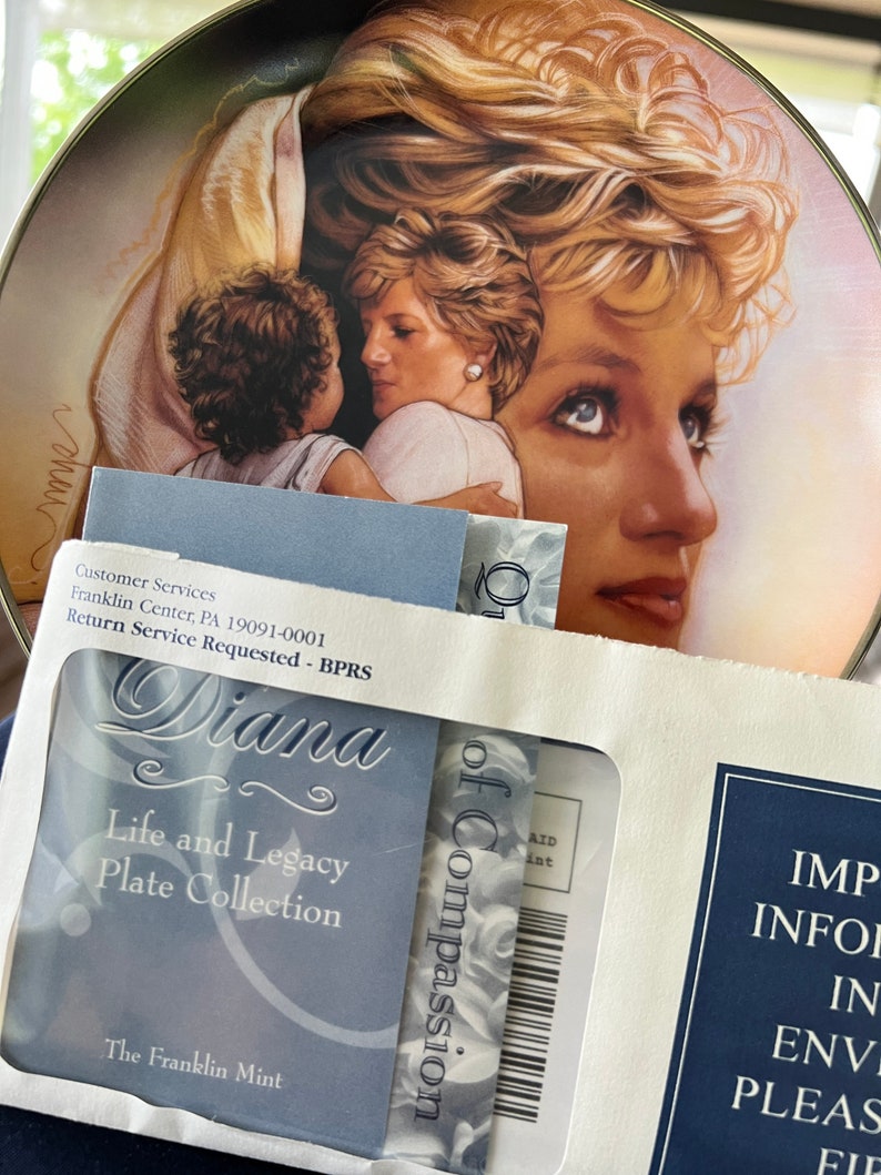 Princess Diana Plate Queen of Compassion immagine 3