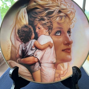 Princess Diana Plate Queen of Compassion image 1