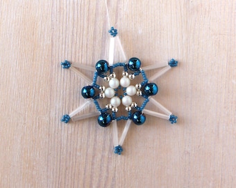 Pearl Star Christmas Ornament Gift Tags Christmas Tree Decorations