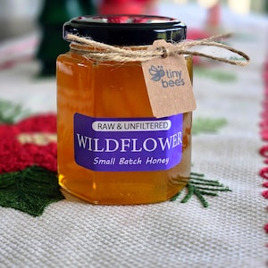 Raw Unfiltered Wildflower Honey: Florida Natural Honey (8.5 oz)