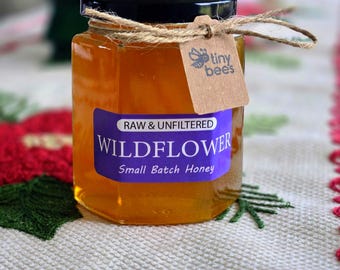 Raw Unfiltered Wildflower Honey: Florida Natural Honey (8.5 oz)