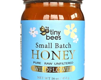 Raw Wildflower Honey, Florida, Unprocessed, 1 Pound
