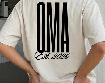 Oma Est 2026 Shirt // Oma Geschenk // Opa Geschenk // Oma Geschenkidee