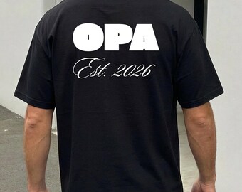 Opa Est 2026 Shirt // Opa Geschenk // Oma Geschenk // Vatertag Opa