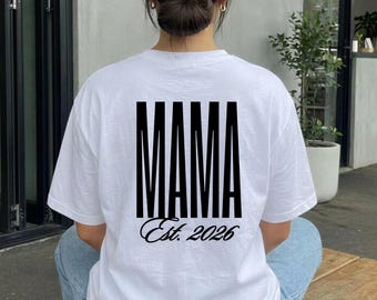 Mama Est 2026 Shirt // Mama Geschenk // Muttertagsgeschenk // Retro Mama Shirt
