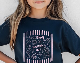 Einschulung Geschenk Mädchen // T-Shirt Schulkind // Schulanfang Geschenk // Personalisiert