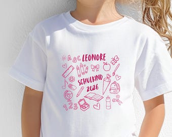 Einschulung Geschenk Mädchen // Schulkind Shirt Personalisiert // Schultag // Schulanfang