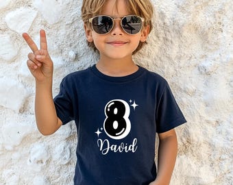 Geburtstagshirt Kinder personalierbar // Kindergeburtstag Geschenk // Kinder T-Shirt Geburtstag // Für Jungs