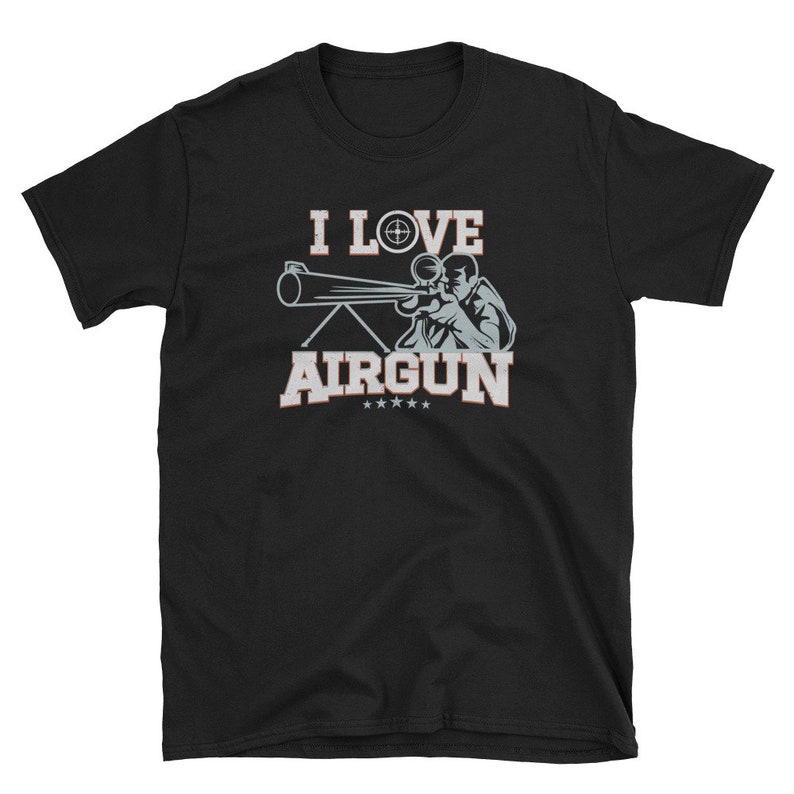 I Love Airgun Shirt Hunting Rifle Gun Tshirt Gun Shirt Etsy