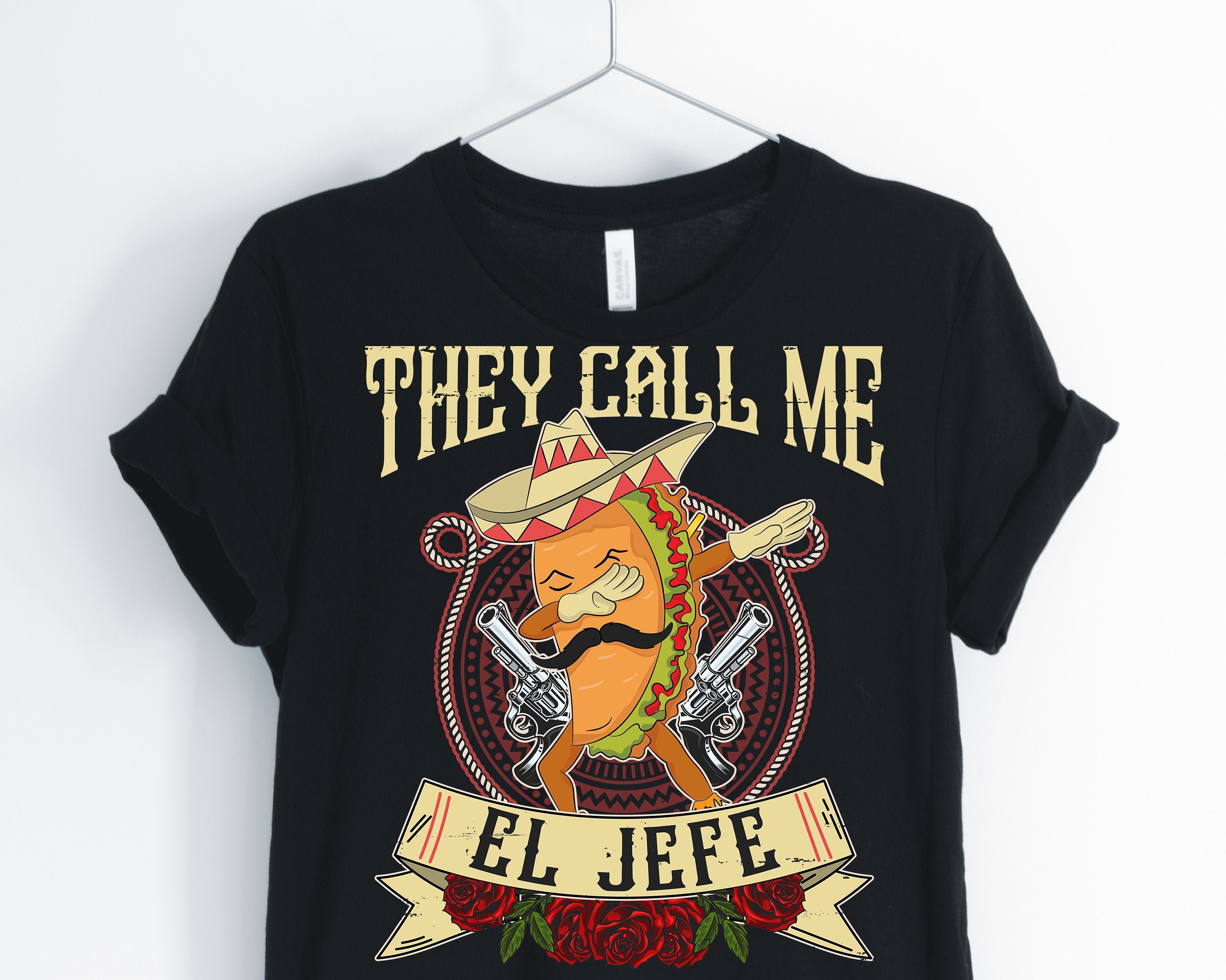 They Call Me El Jefe Unisex Shirt el jefe print funny latino Etsy