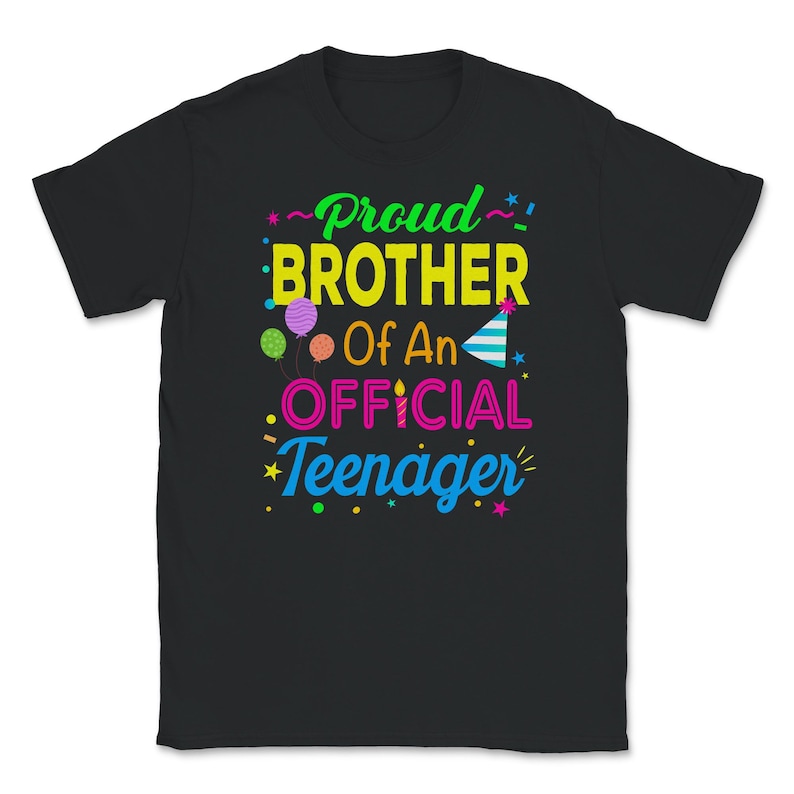 birthday shirt gift for brother 13th birthday shirt big brother gift teen shirt 13th Birthday Party graphic Unisex T-Shirt
