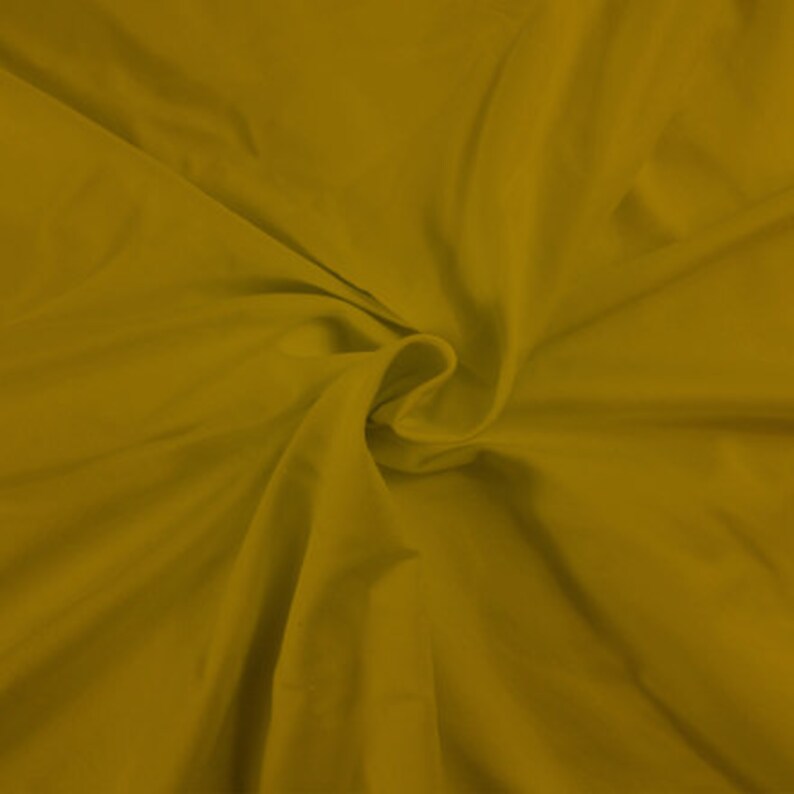 GOTS BIO stretch jersey ocher ocher yellow by Fabrilogy image 2
