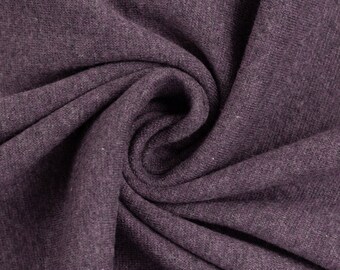 Cuffs HEIKE mottled purple purple (1648) 50 cm steps fine knit tubular fabric 50/100 cm wide by SWAFING